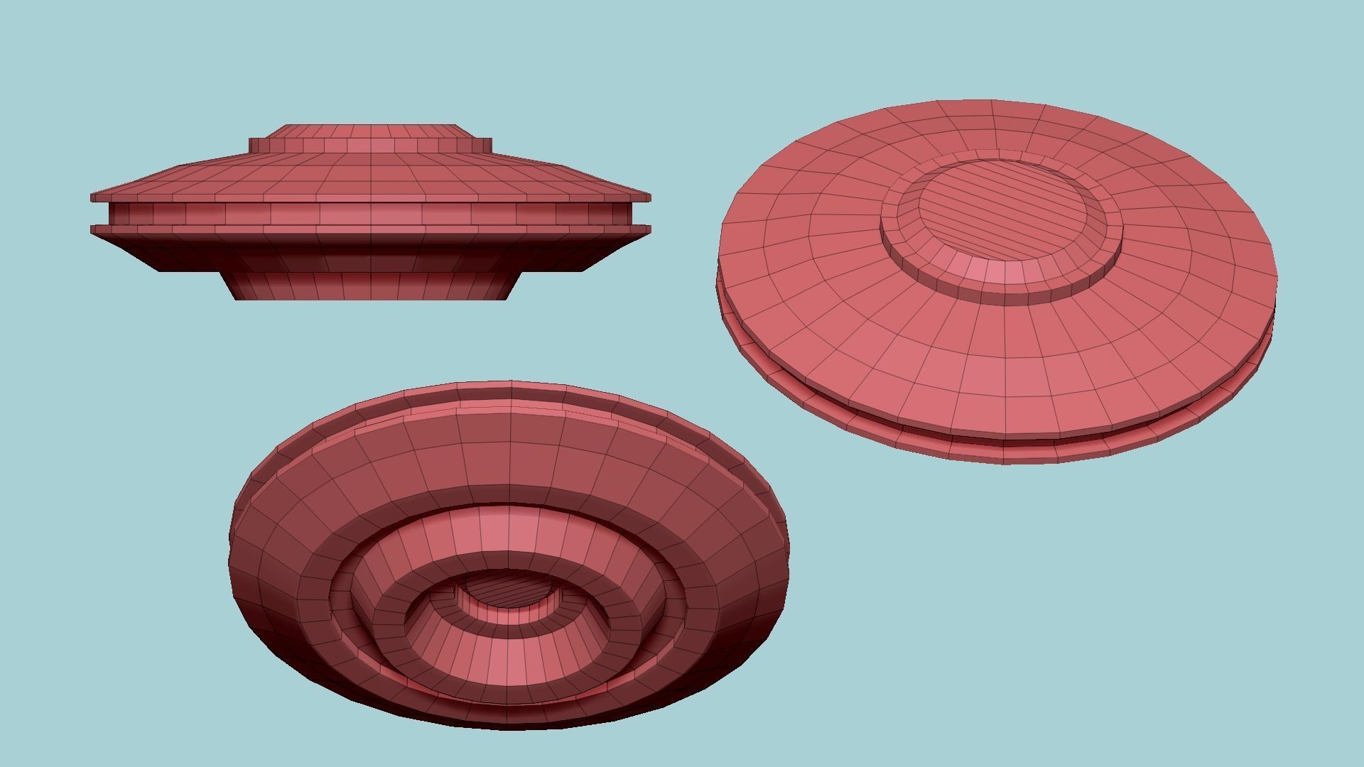 06 Spaceship UFO Collection - Alien SciFi Vehicle _7