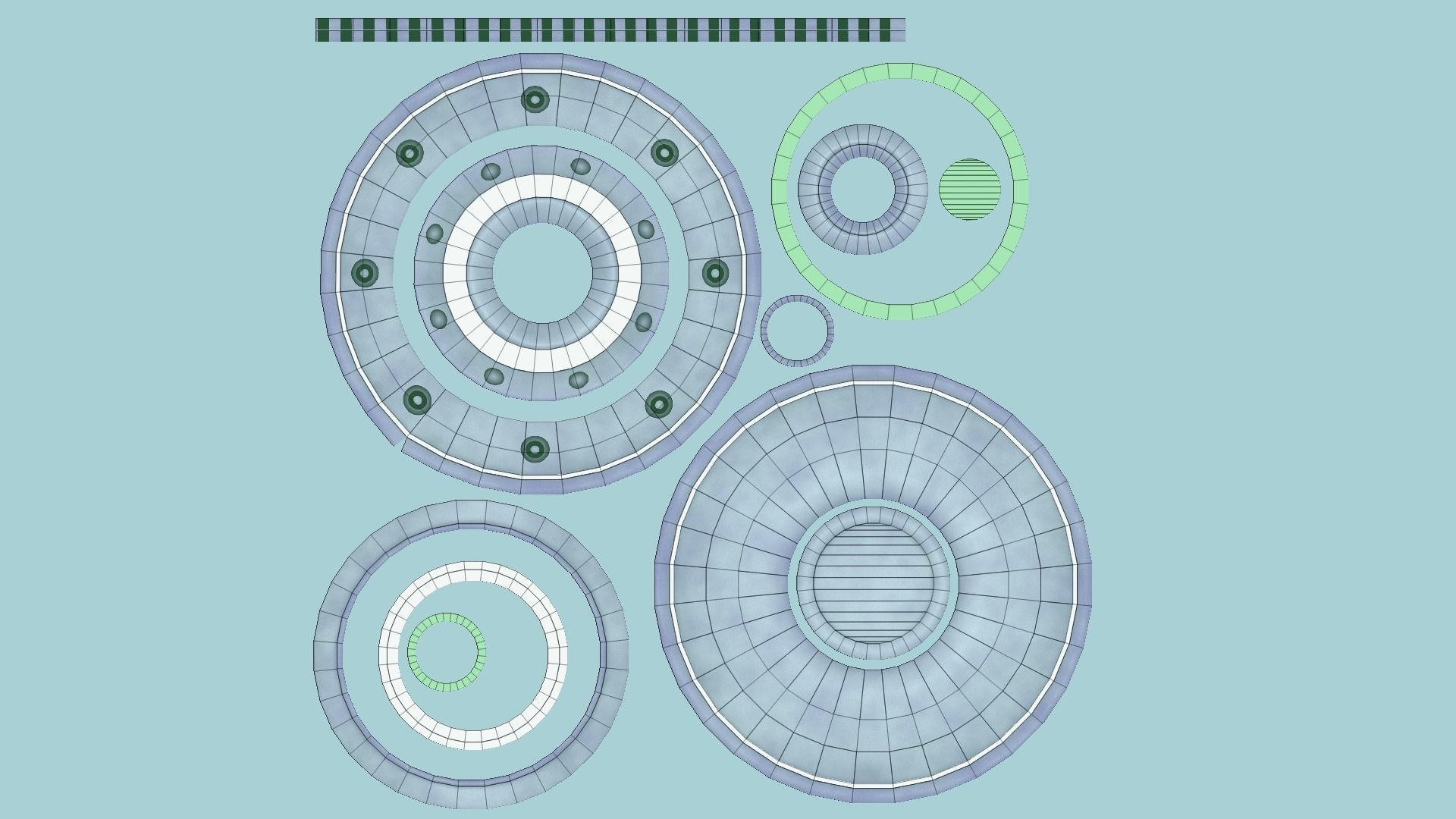 06 Spaceship UFO Collection - Alien SciFi Vehicle _44