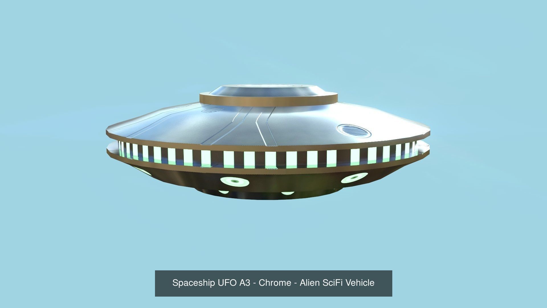 06 Spaceship UFO Collection - Alien SciFi Vehicle _3