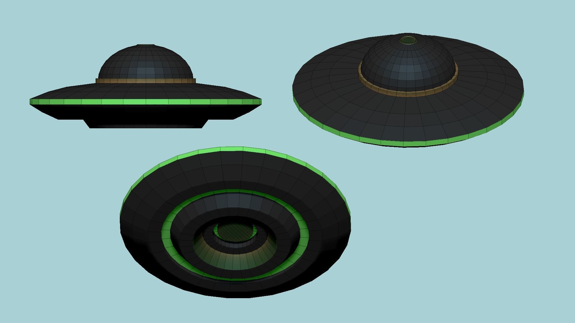 06 Spaceship UFO Collection - Alien SciFi Vehicle _53