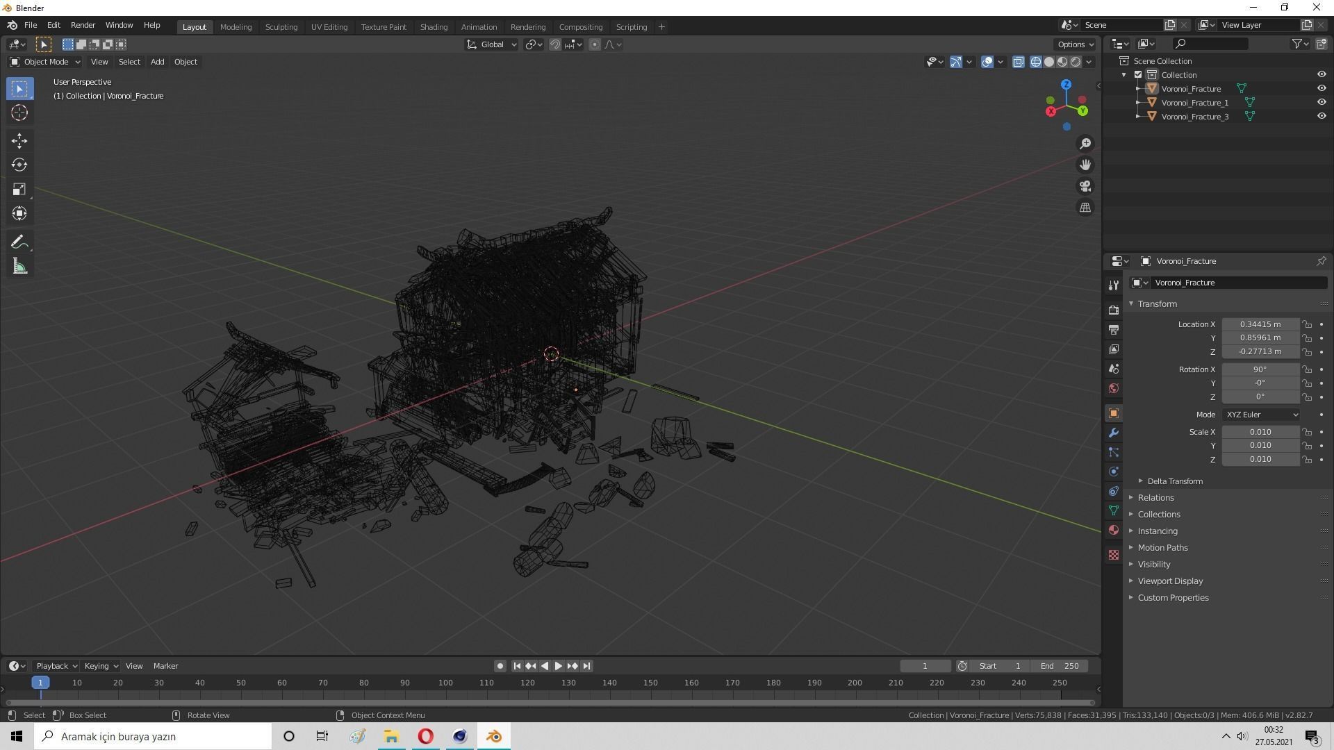  Sawmill Level 5  Low-poly 3D model_8