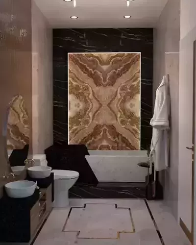 modern bathroom 3D model