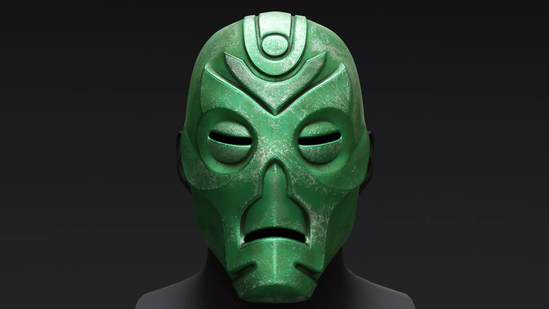 Skyrim Dragon Priest Mask - Rahgot 3D model