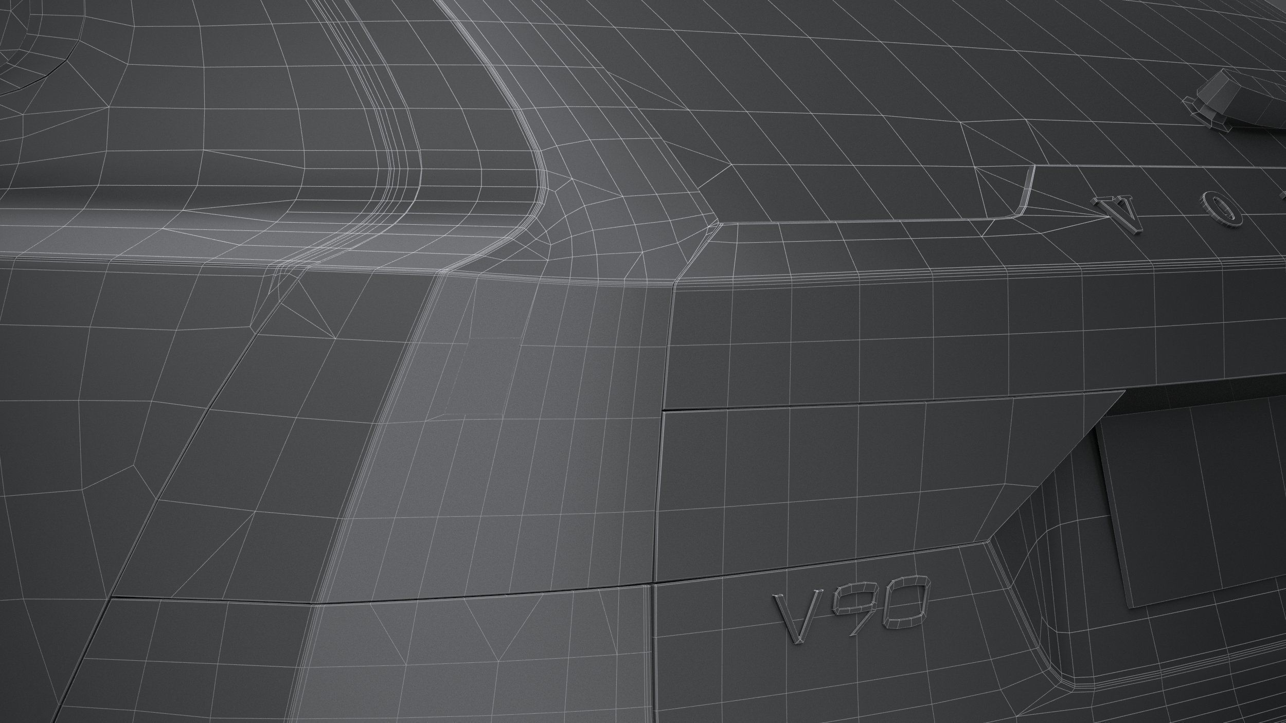 Volvo V90 Cross Country 2020 LowPoly 3D model_31