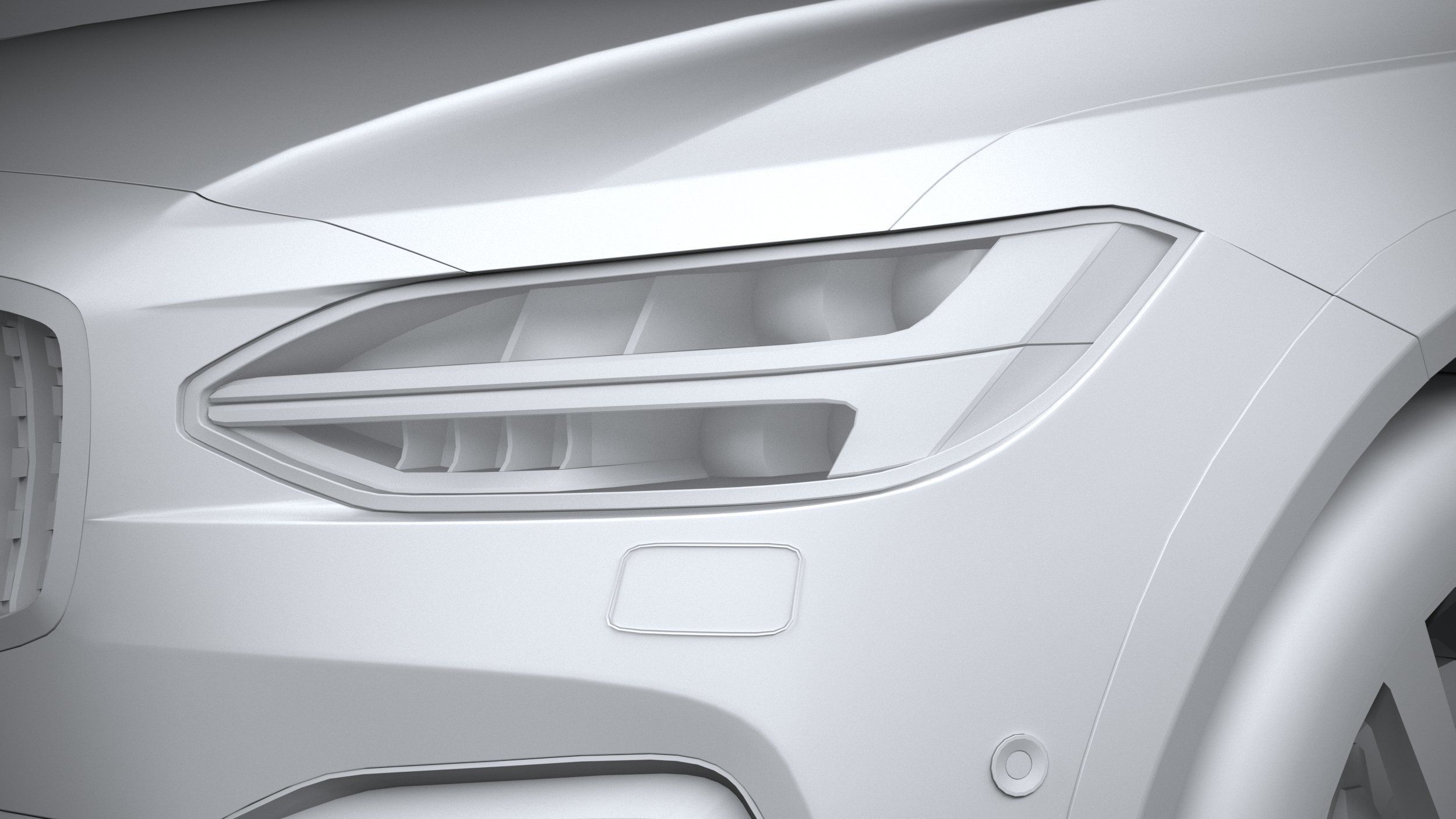 Volvo V90 Cross Country 2020 LowPoly 3D model_23