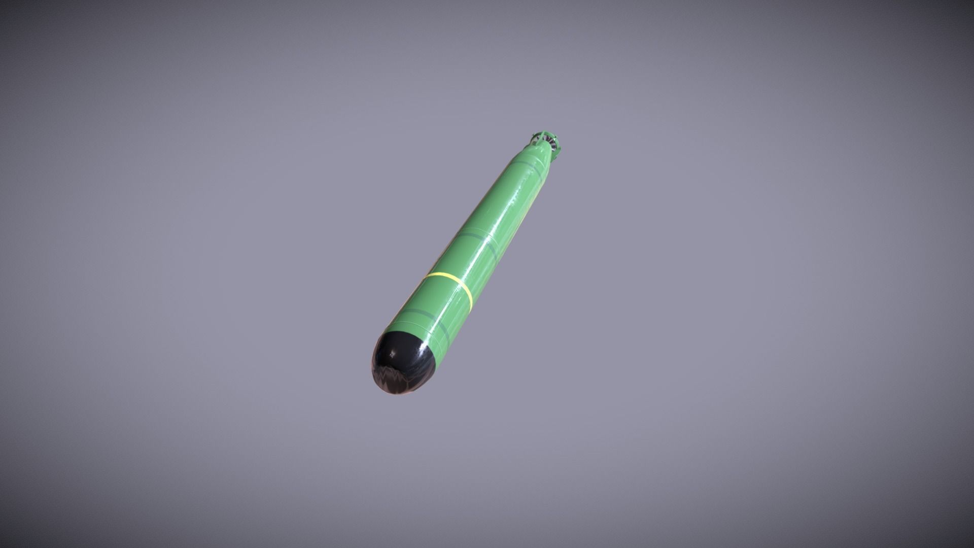 MK-48 ADCAP Torpedo Low-poly 3D model_22
