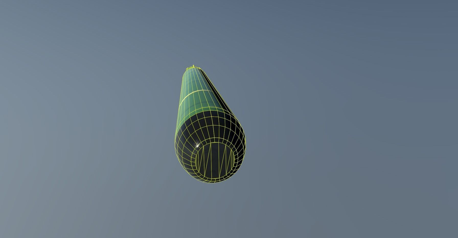 MK-48 ADCAP Torpedo Low-poly 3D model_18