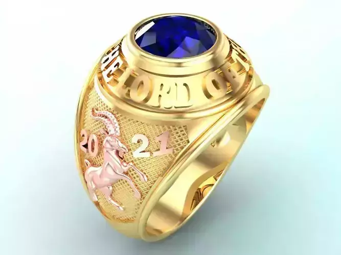 Goat Rings - War Rings - Army ring - Mens ring - N646