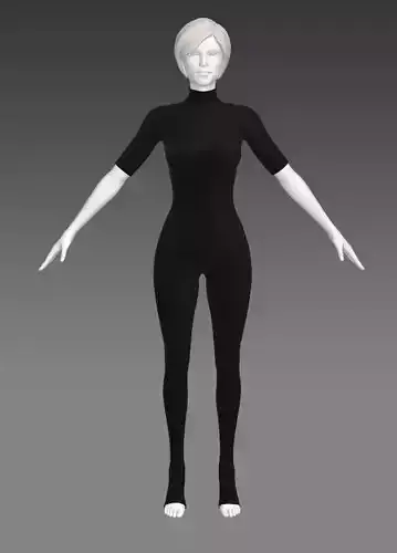 Woman Clothing A-Pose 444