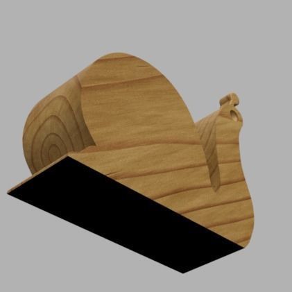Pencil Holder Snail 3D print model_6