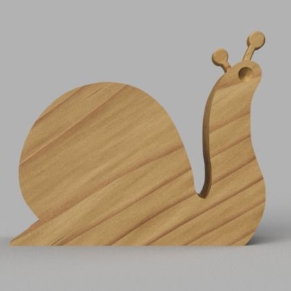 Pencil Holder Snail 3D print model_5
