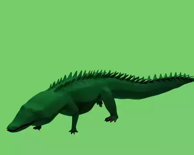 crocodilo LOWPOLY alligator