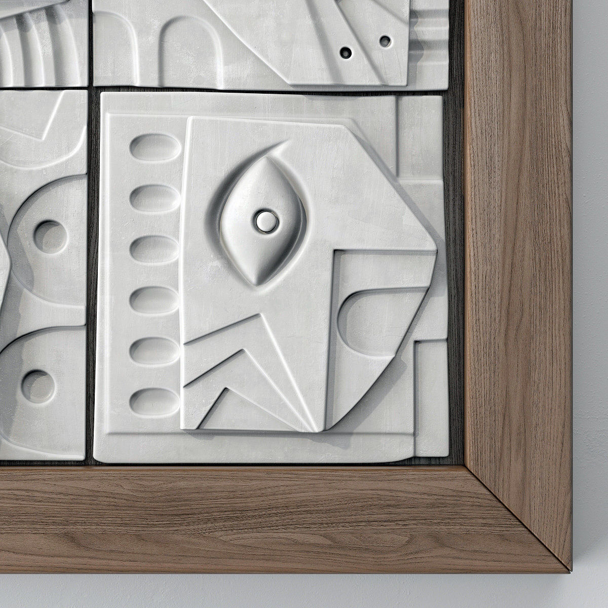 Panel decorative cube square n1 3D model_3