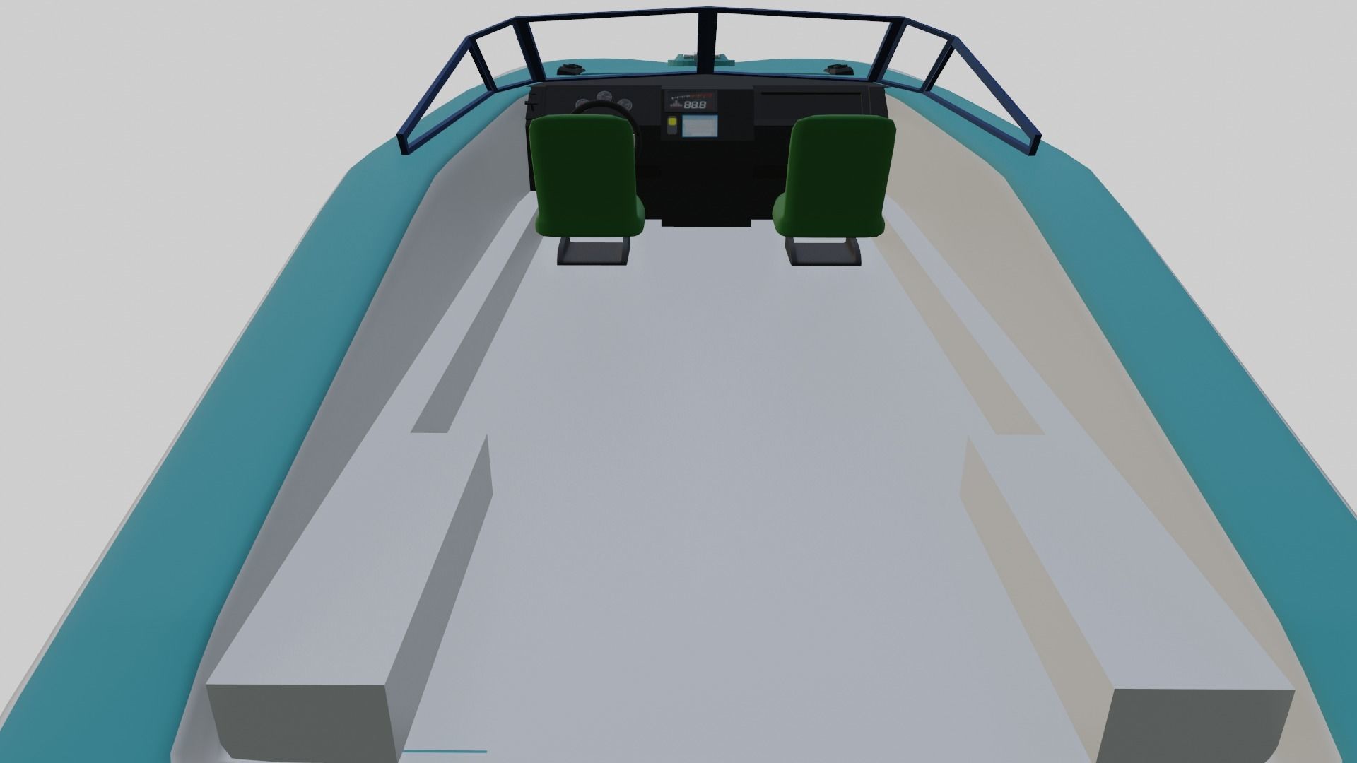 Speedboat like Squalo in GTA 3D model_8