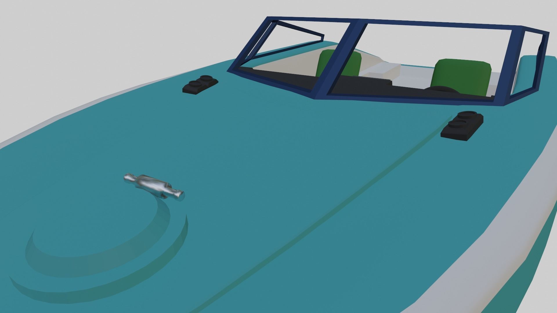 Speedboat like Squalo in GTA 3D model_9