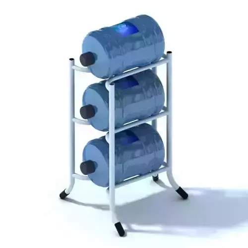 Three Tier Office Water Bottle Stand