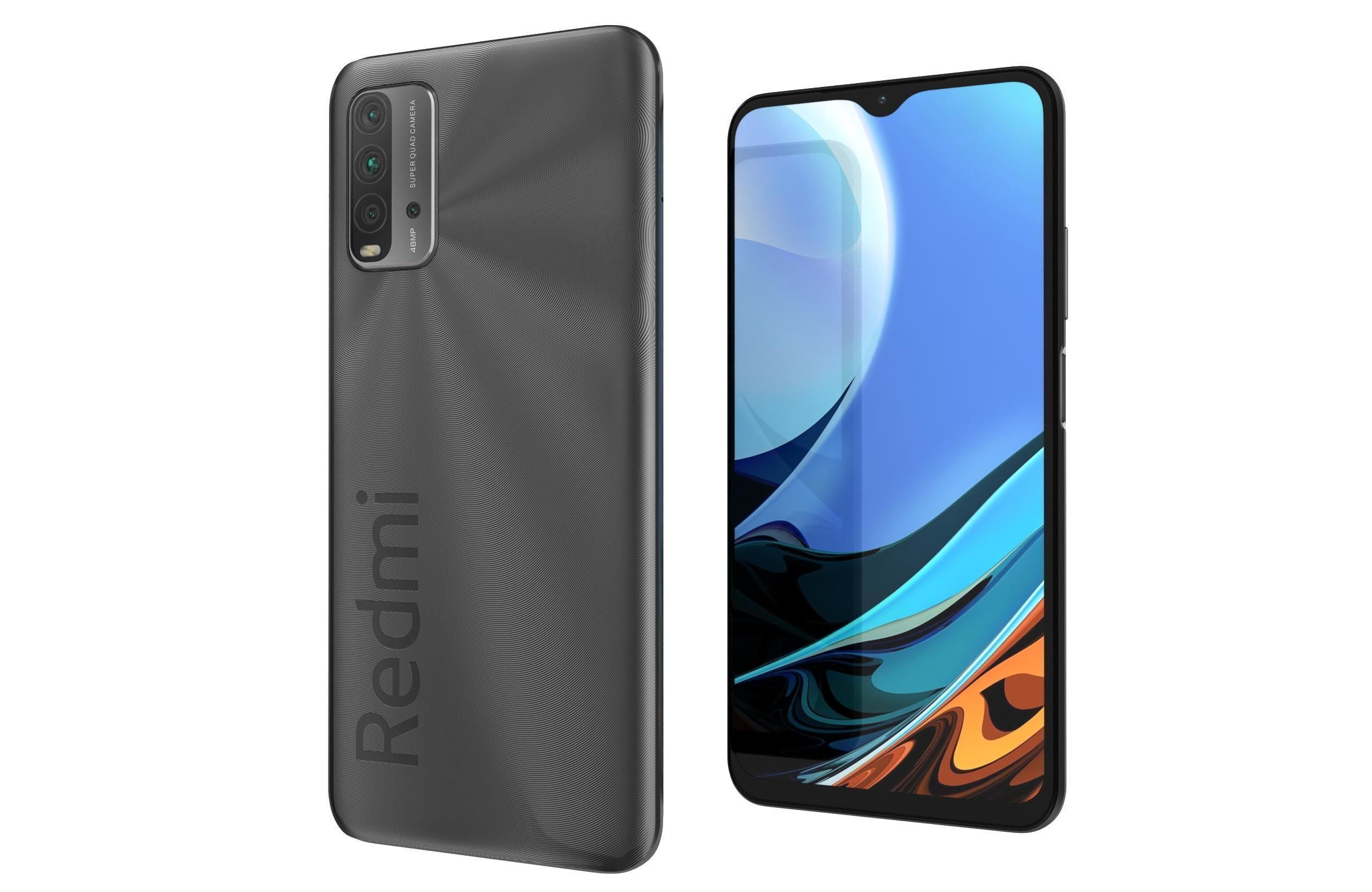 Xiaomi Redmi 9T Carbon Gray 3D model_7