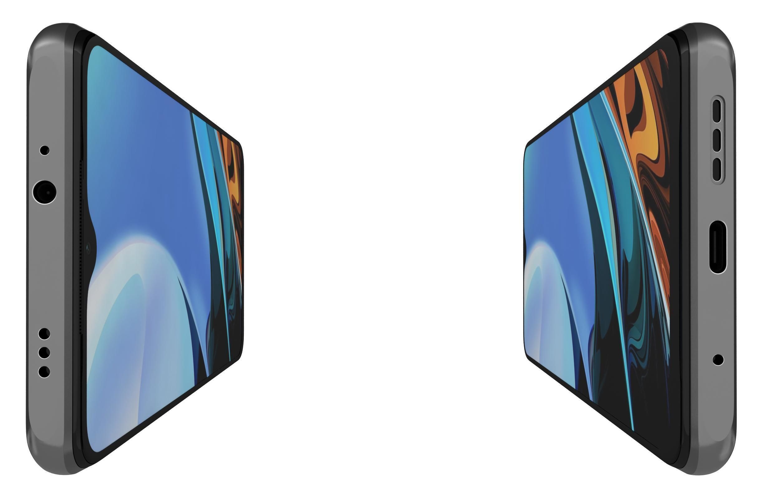 Xiaomi Redmi 9T Carbon Gray 3D model_8