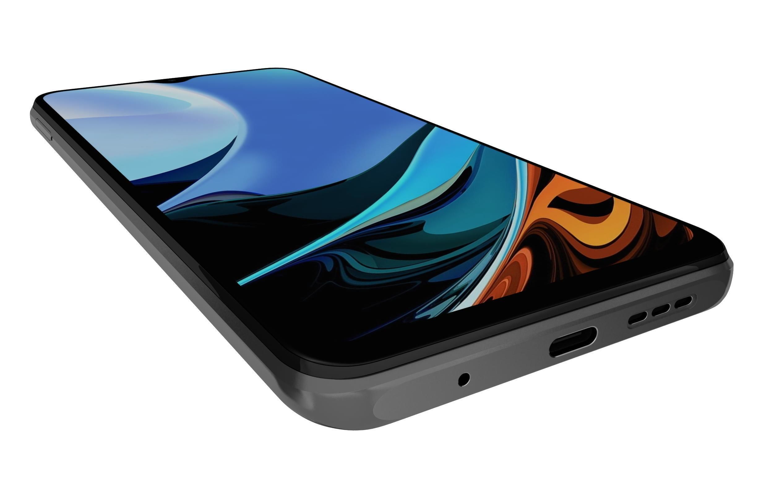 Xiaomi Redmi 9T Carbon Gray 3D model_11