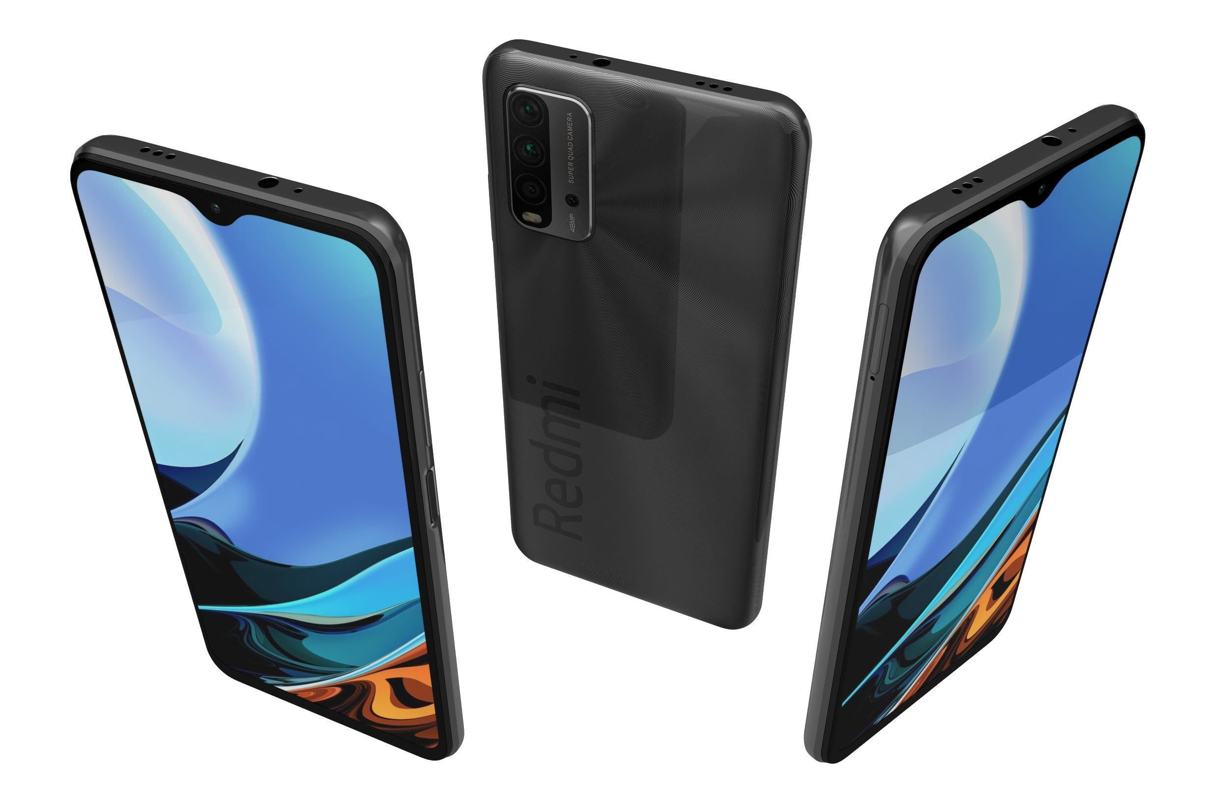 Xiaomi Redmi 9T All Colors 3D model_14