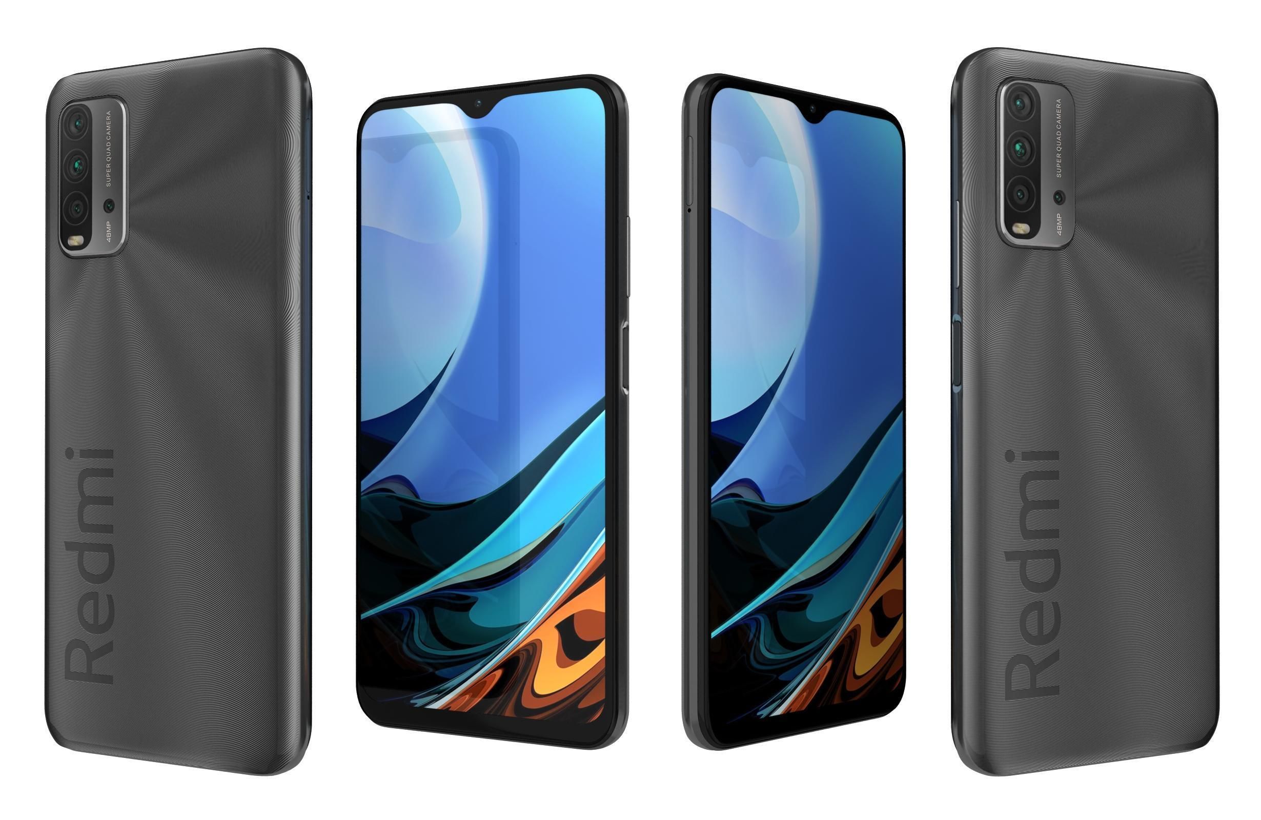 Xiaomi Redmi 9T All Colors 3D model_22