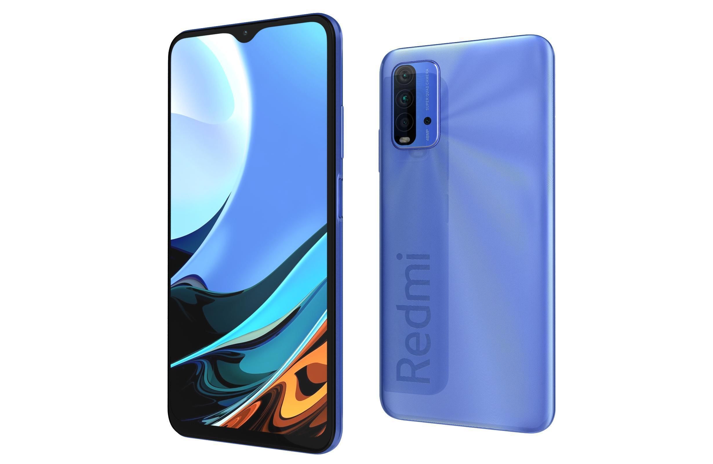 Xiaomi Redmi 9T All Colors 3D model_35