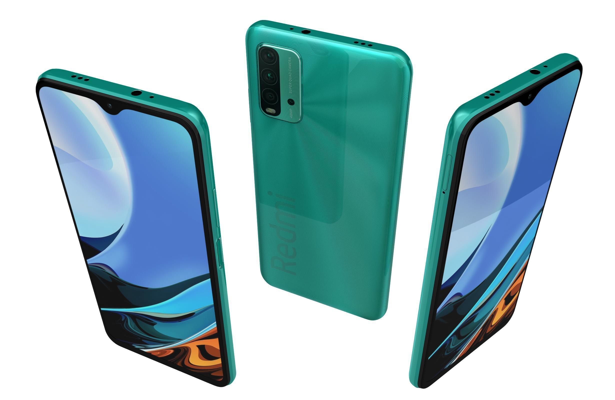 Xiaomi Redmi 9T All Colors 3D model_13