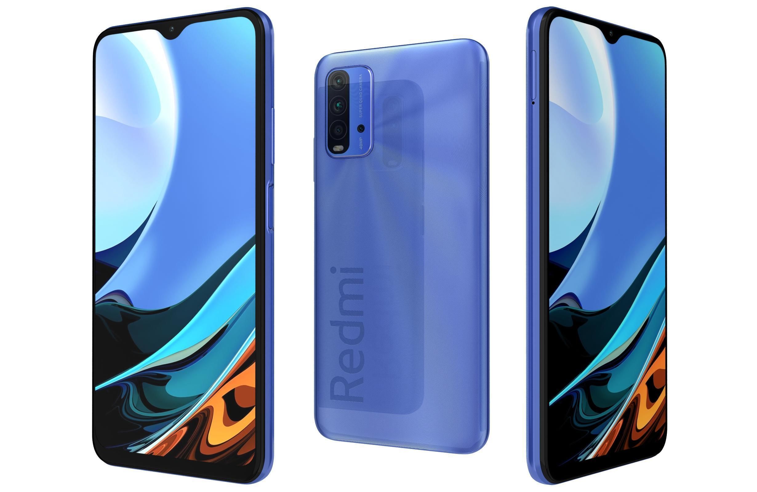 Xiaomi Redmi 9T All Colors 3D model_4