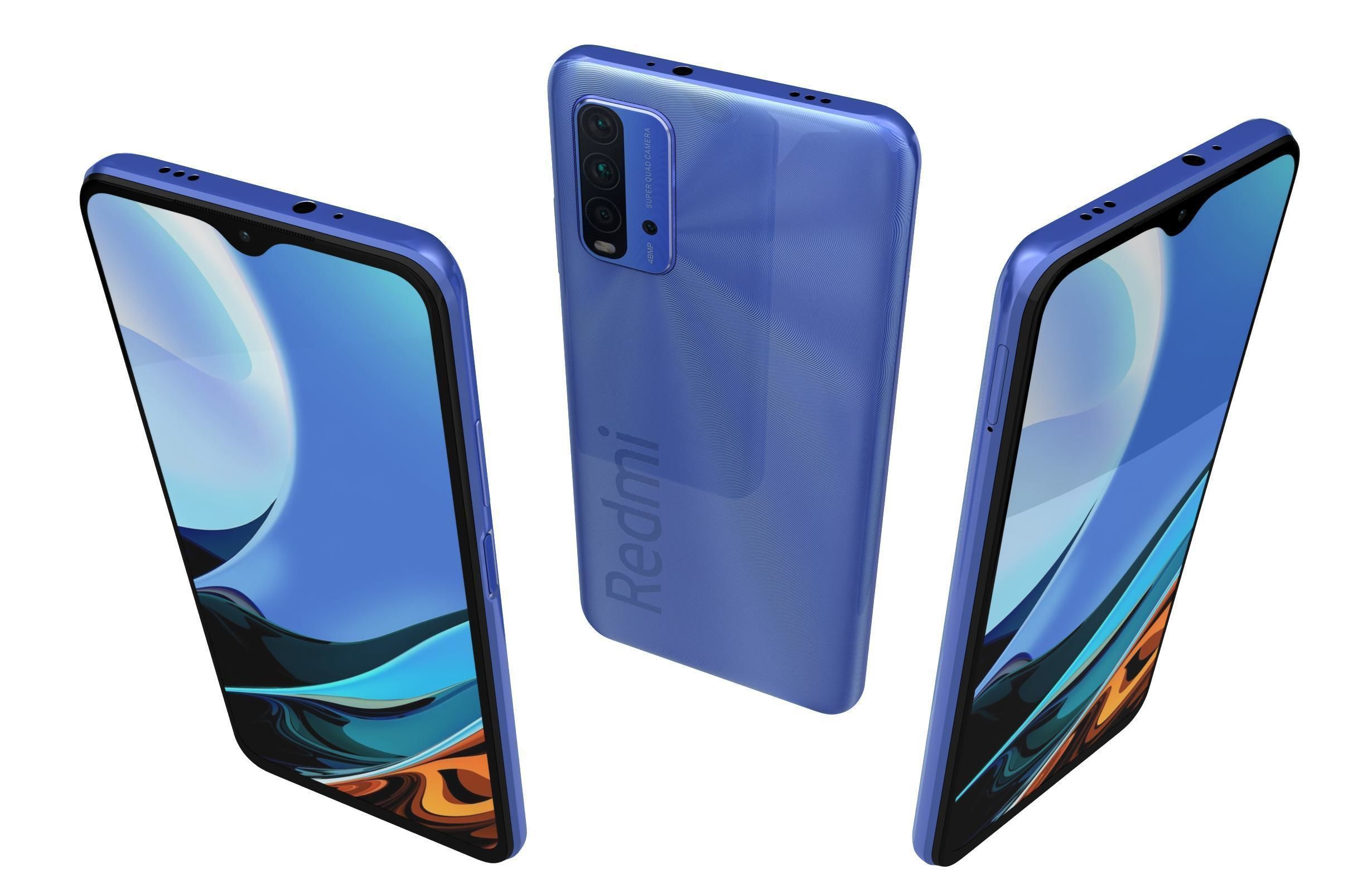 Xiaomi Redmi 9T All Colors 3D model_15