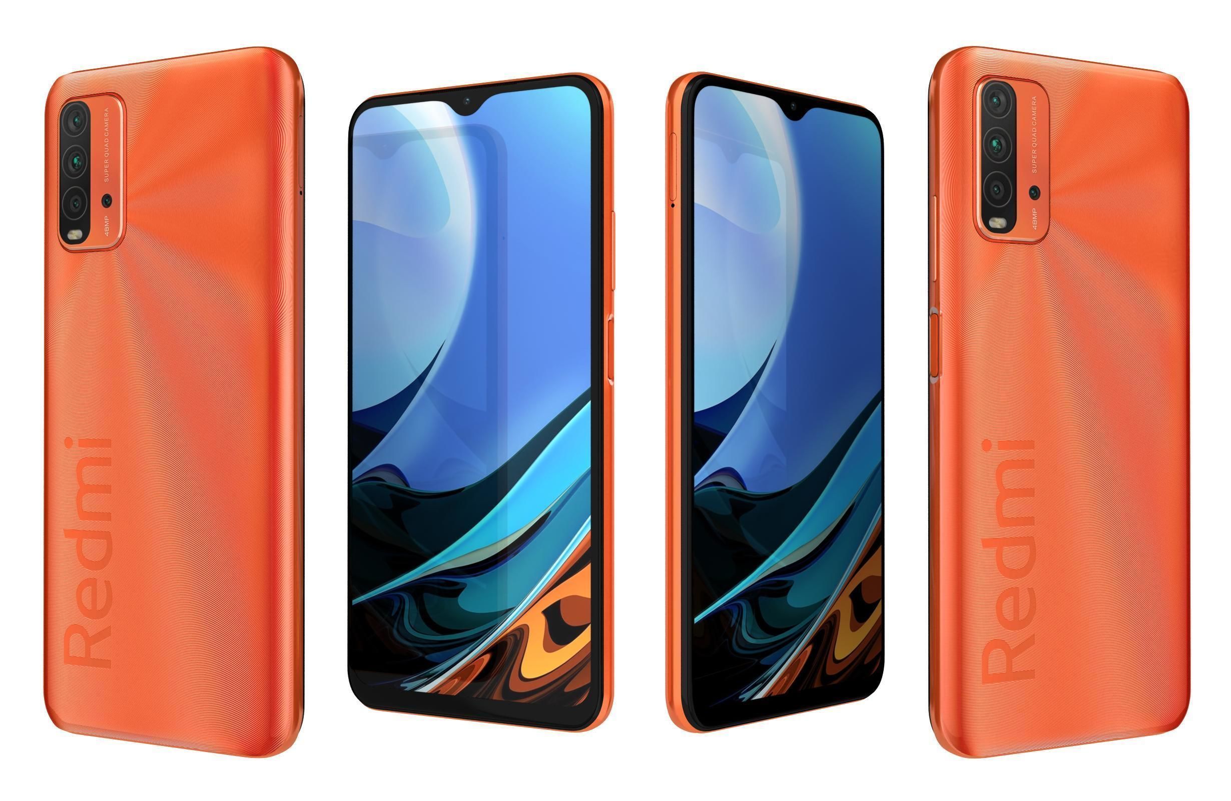 Xiaomi Redmi 9T All Colors 3D model_20