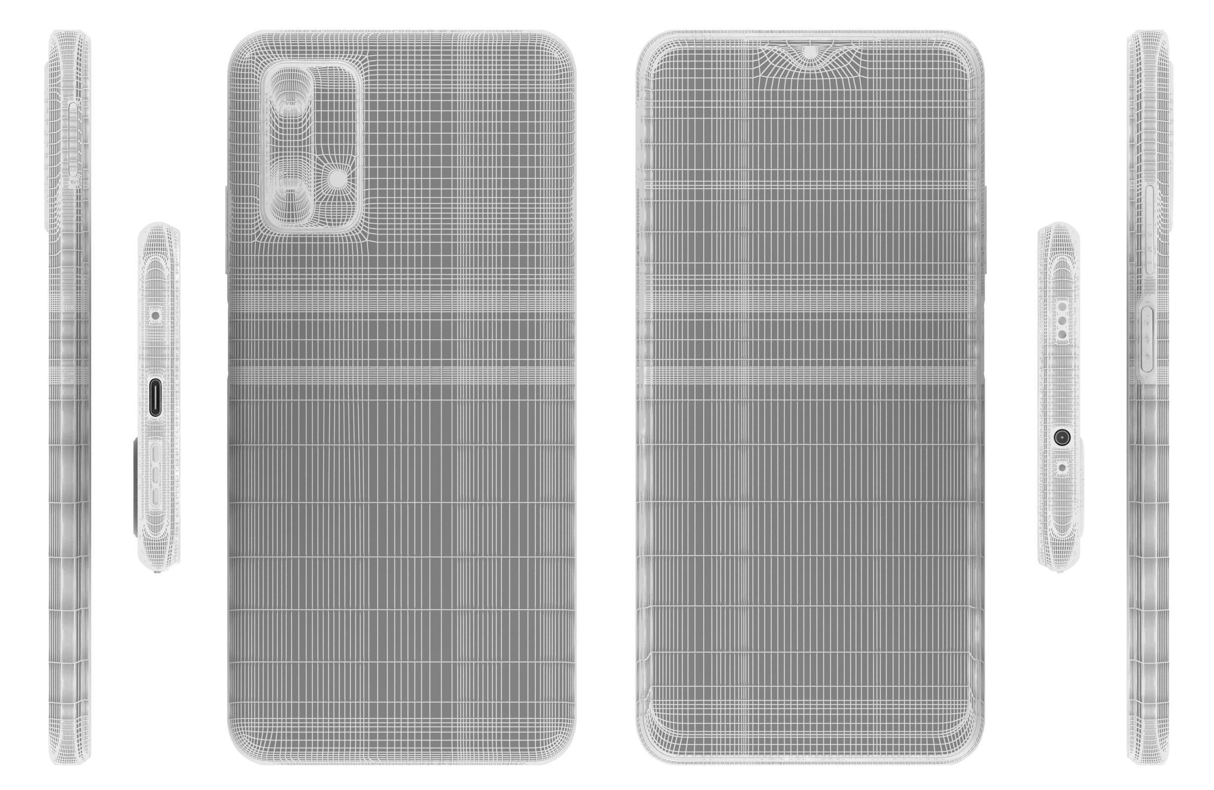 Xiaomi Redmi 9T All Colors 3D model_42