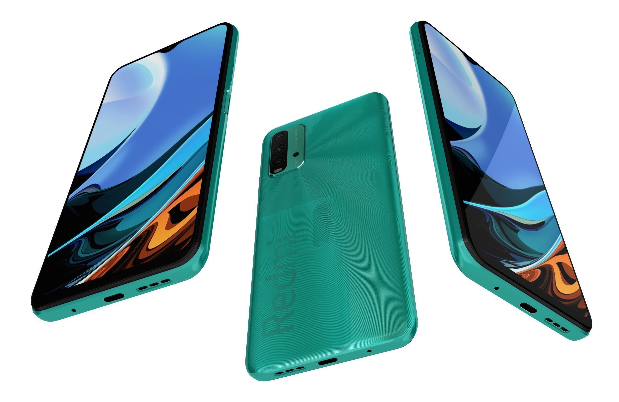 Xiaomi Redmi 9T All Colors 3D model_17