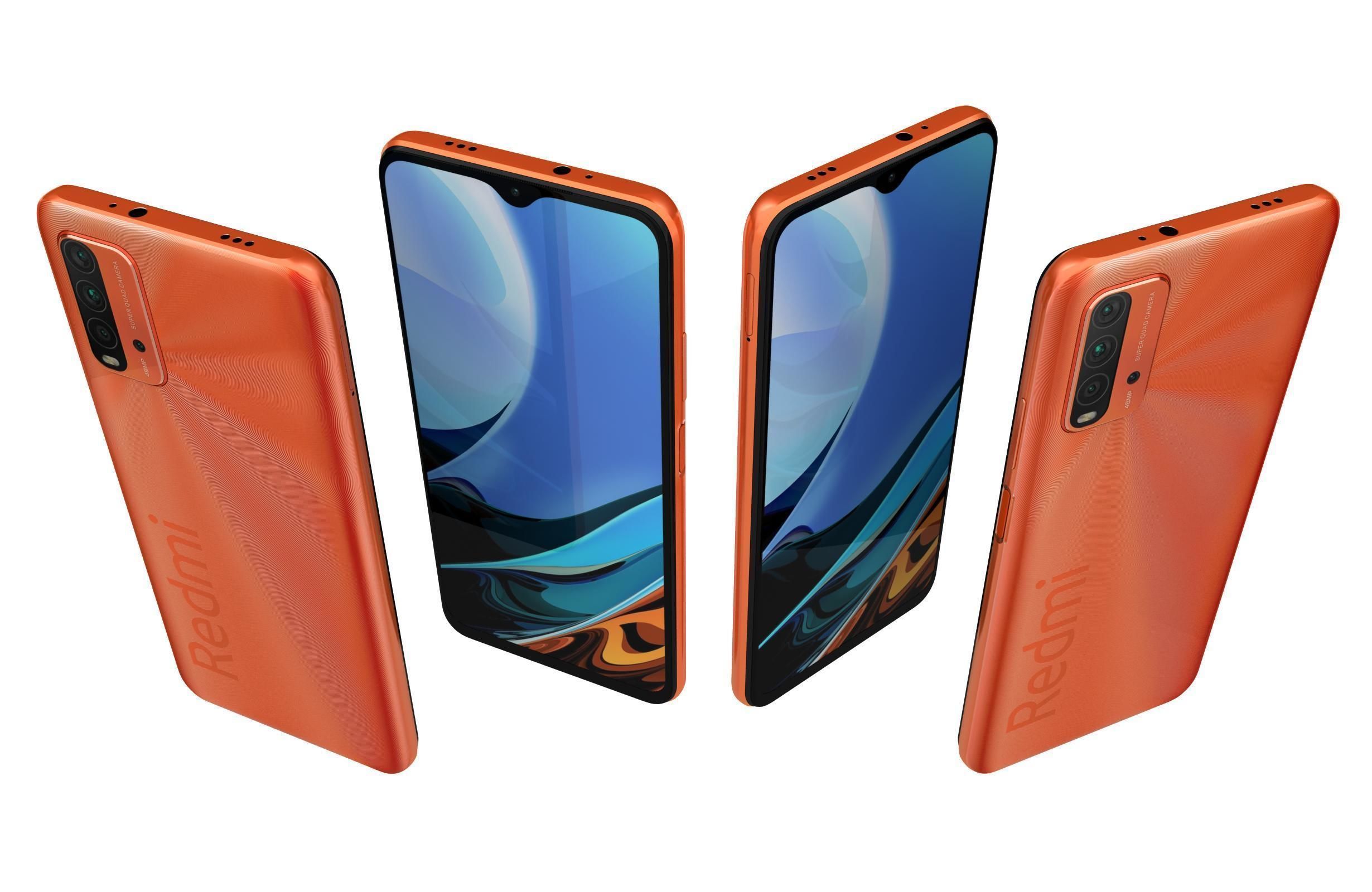 Xiaomi Redmi 9T All Colors 3D model_24