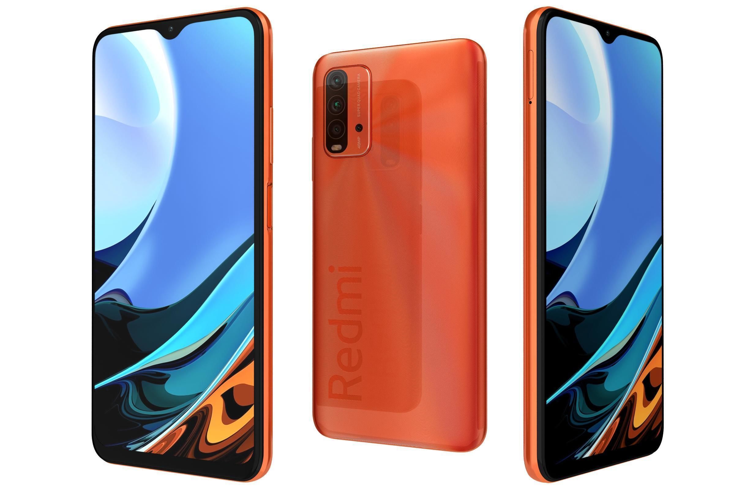 Xiaomi Redmi 9T All Colors 3D model_1