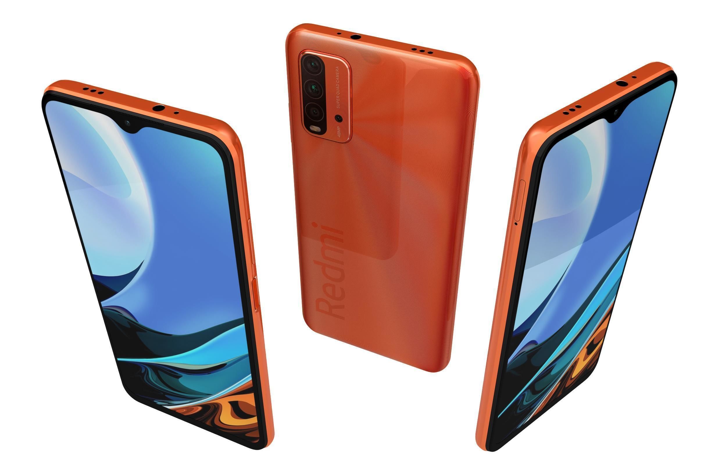 Xiaomi Redmi 9T All Colors 3D model_12