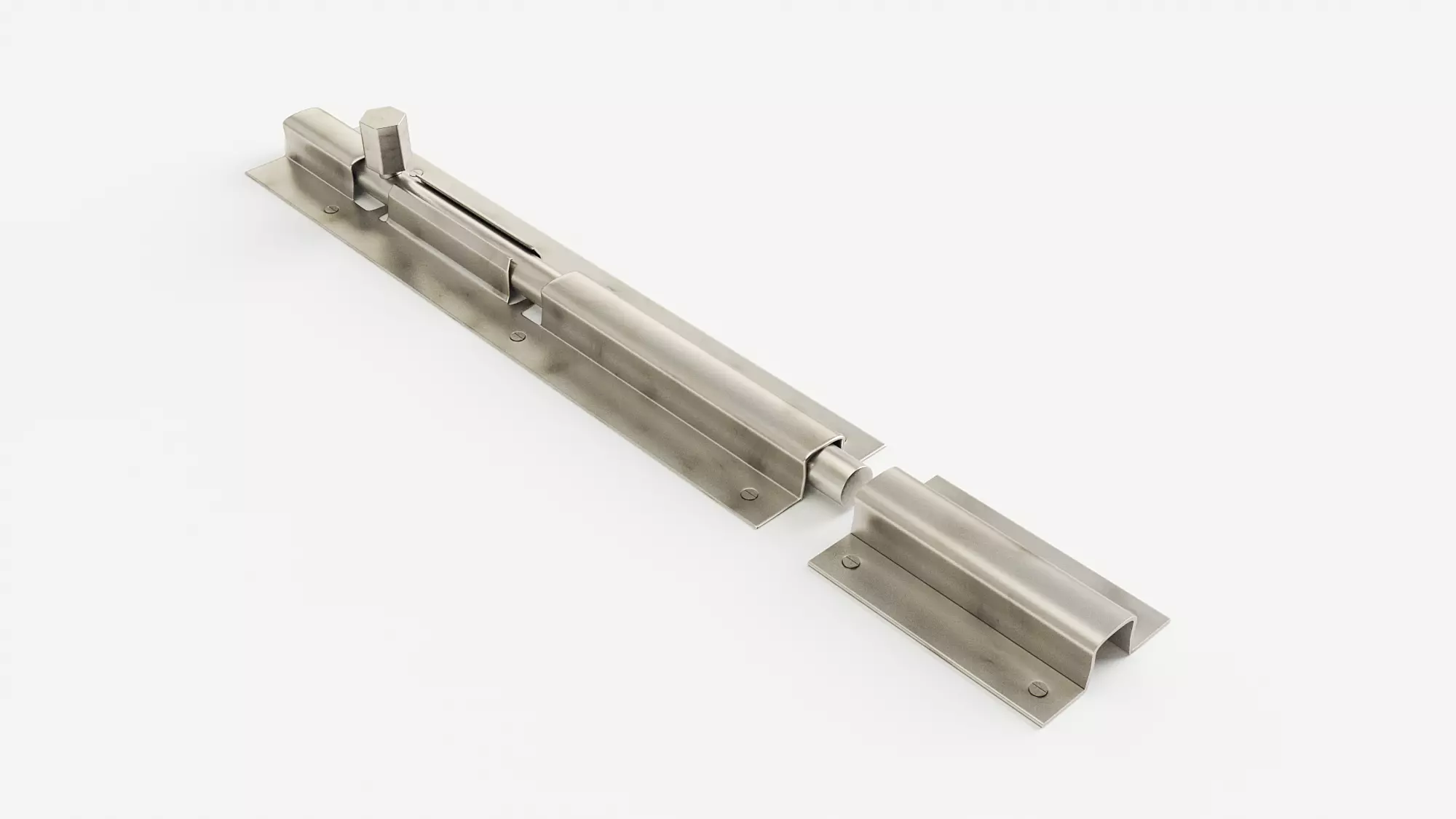 Flush Tower Bolt 3D model_0
