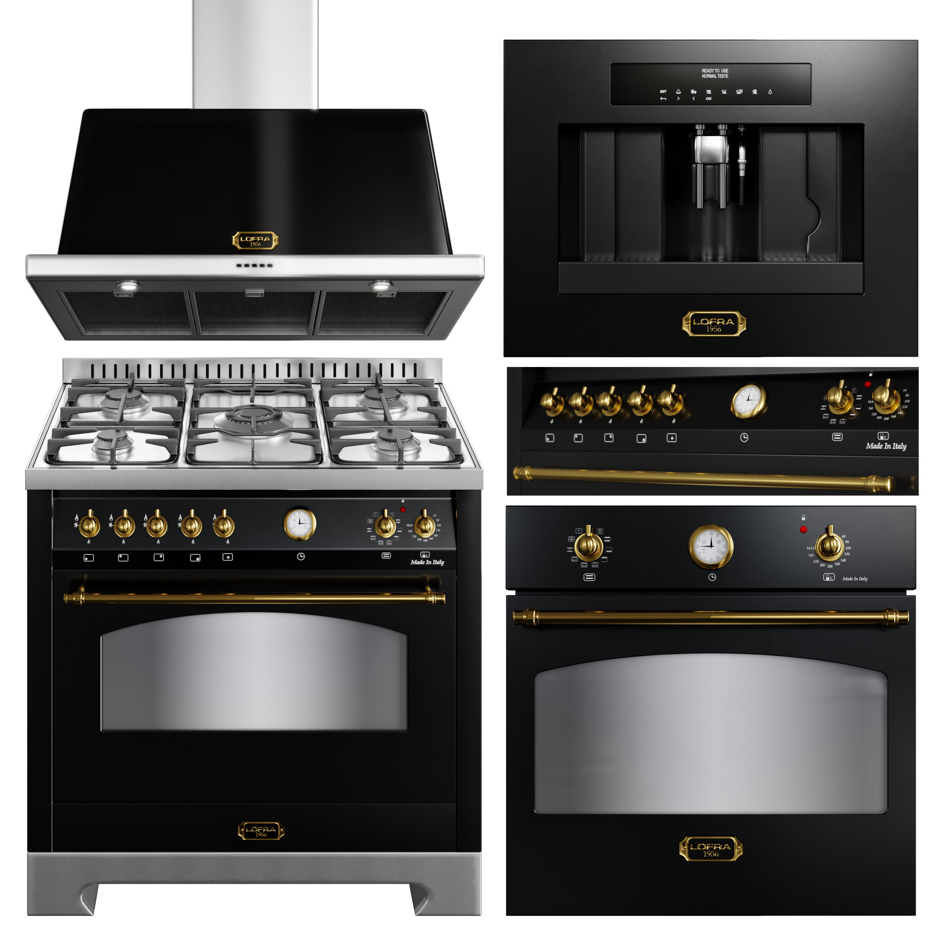 kitchen shelf accessories 3D model CGTrader