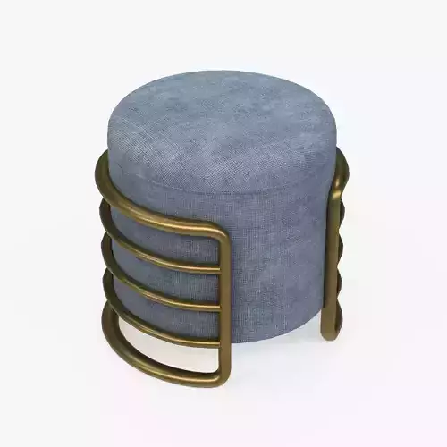 EERO Stool navy upholstered