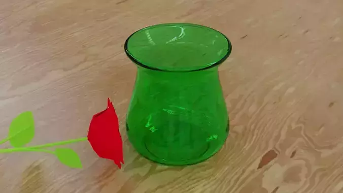 glass vase