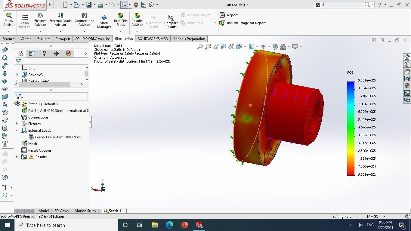 Elastic Sleeve-Pin Coupling solidworks model Free 3D model_1