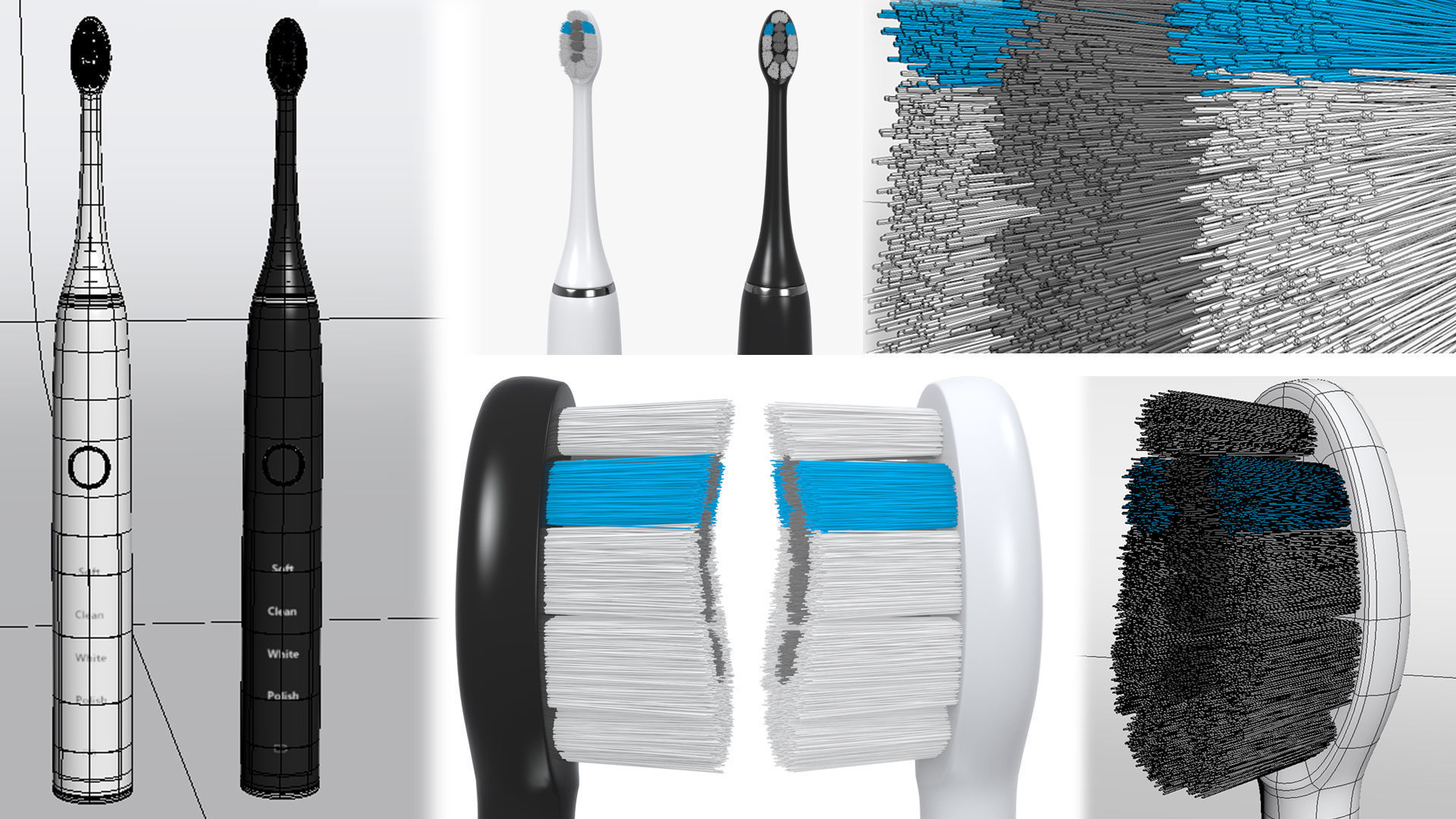 Smart Toothbrush 3D model_1