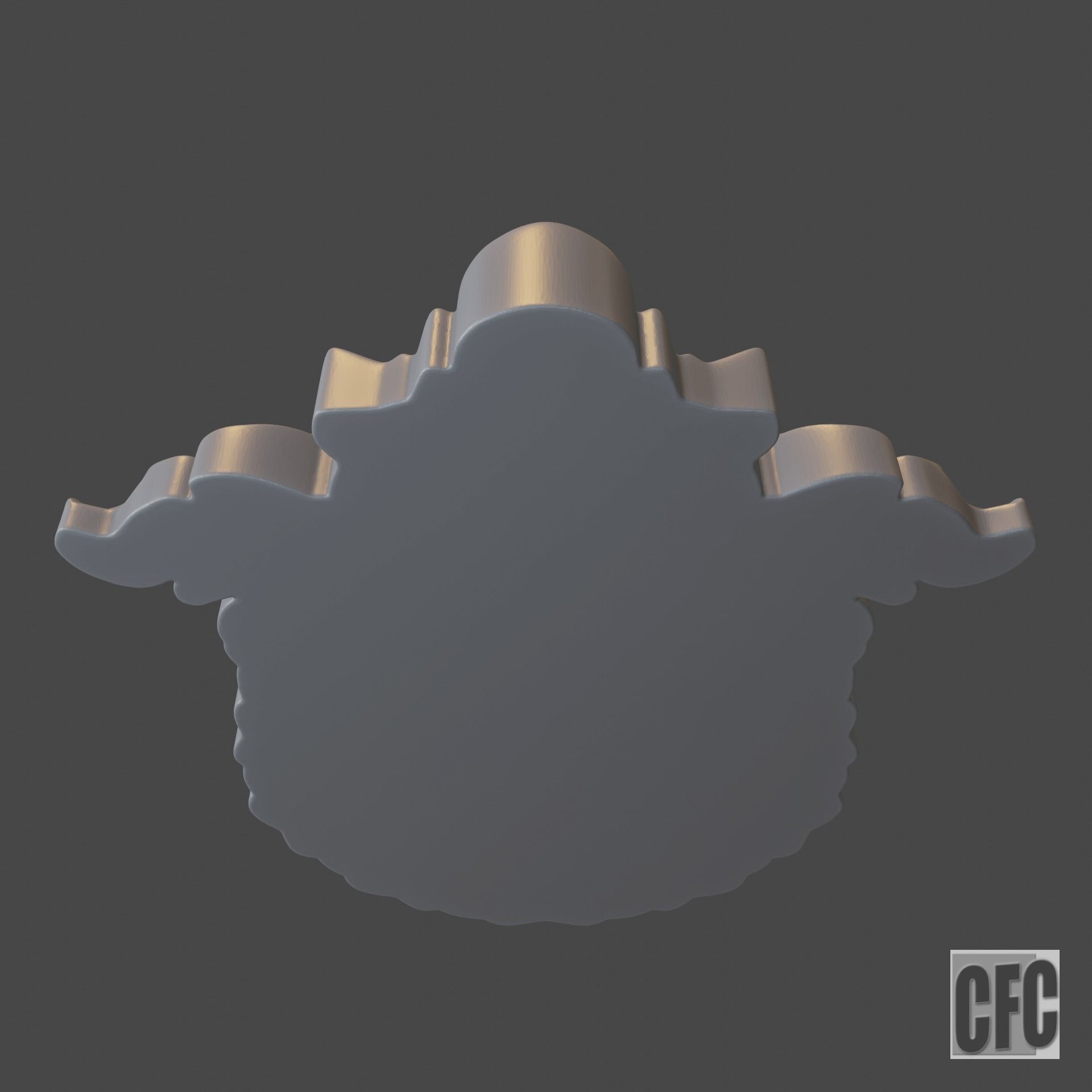 WoodCarving detail - 3d model for CNC - WoodCarvingCFC005 3D print model_12