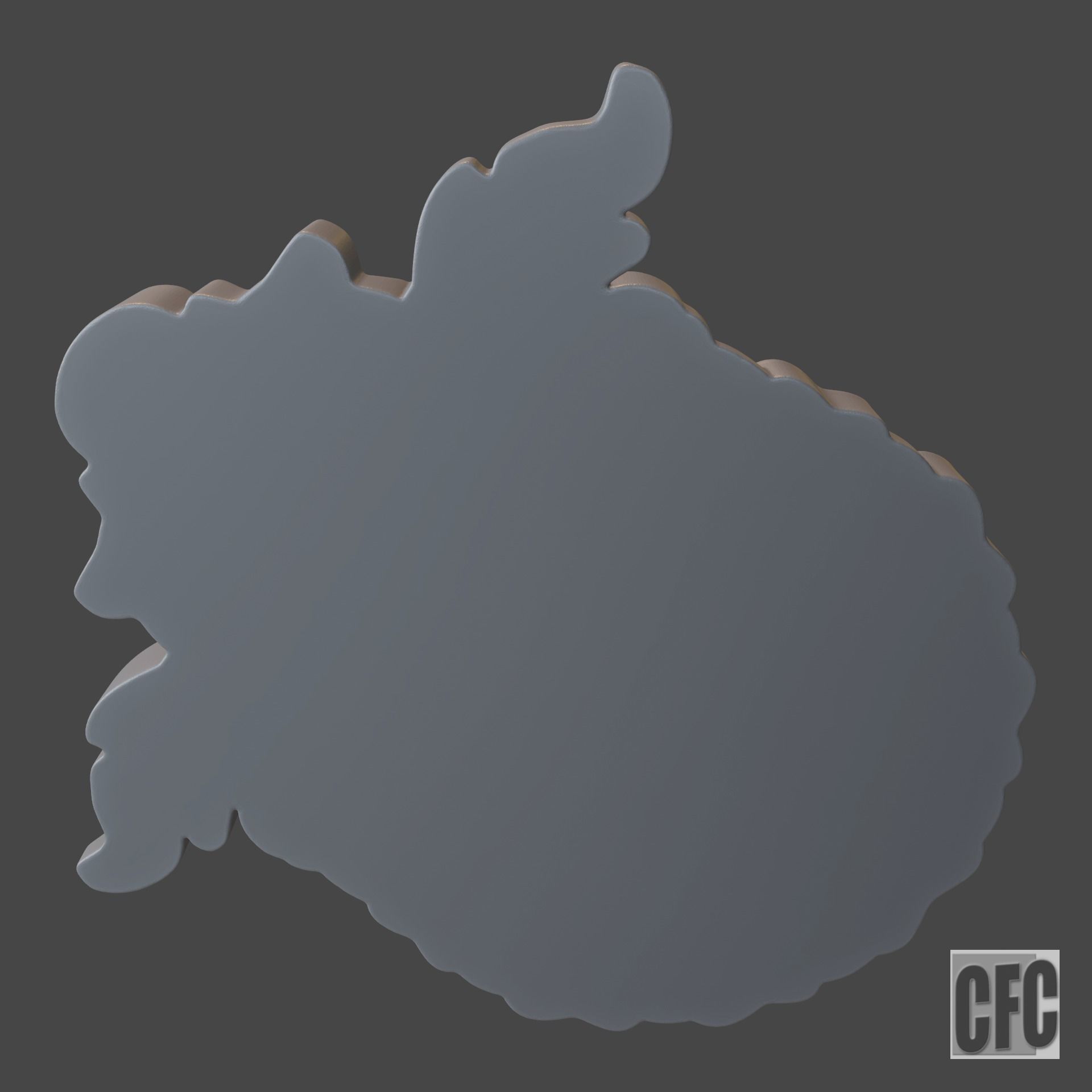 WoodCarving detail - 3d model for CNC - WoodCarvingCFC005 3D print model_15