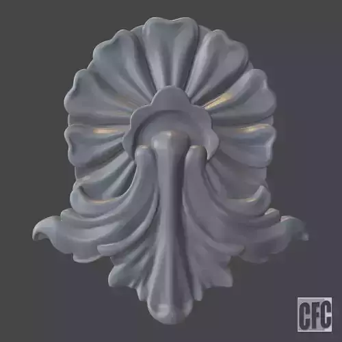 WoodCarving detail - 3d model for CNC - WoodCarvingCFC005
