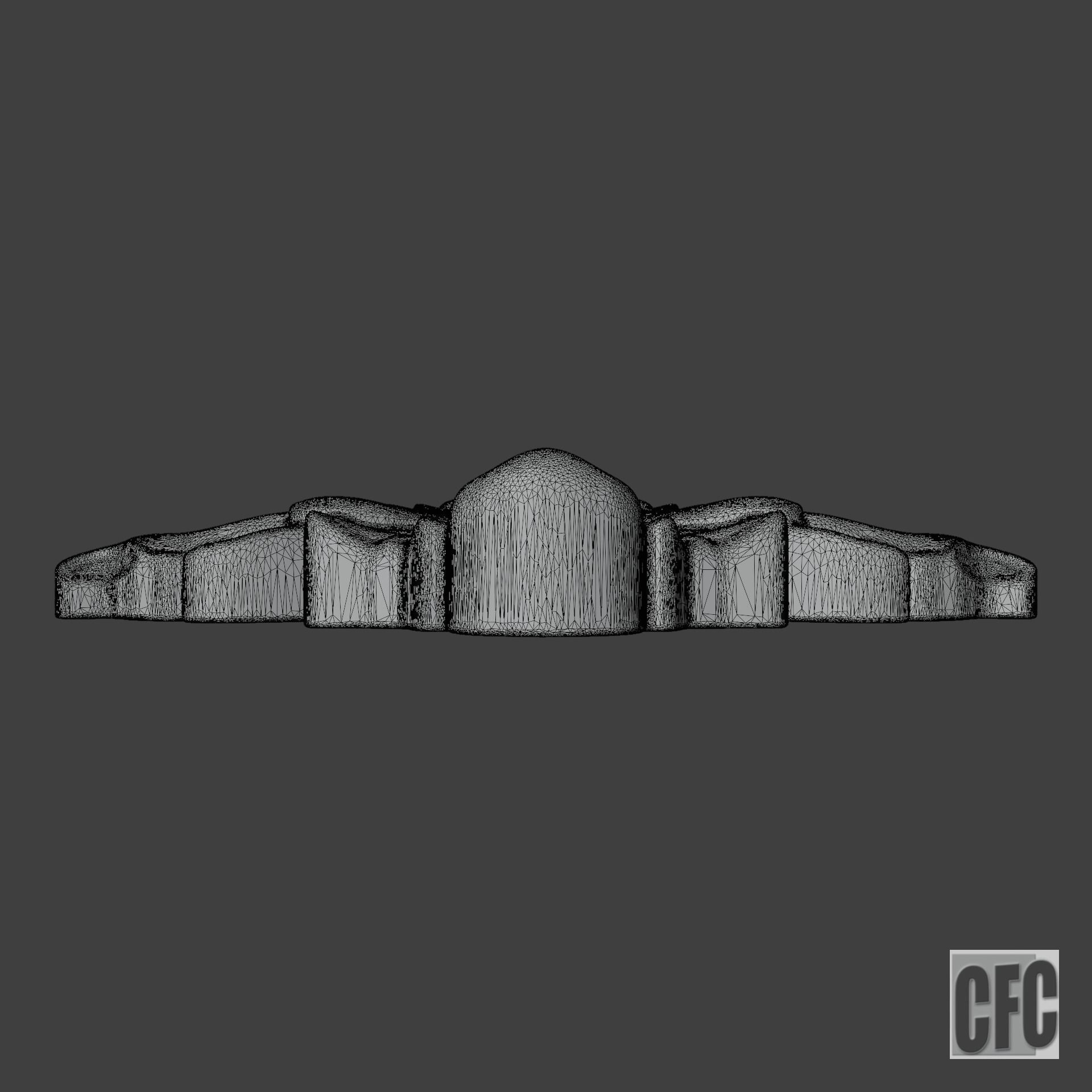 WoodCarving detail - 3d model for CNC - WoodCarvingCFC005 3D print model_9