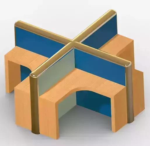 Classic Modular Workstation 3D print model