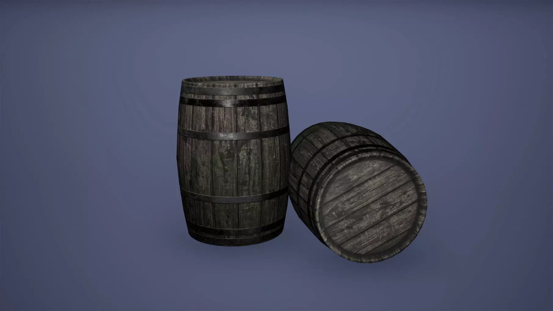3D model Barrel Low Poly Game Ready VR / AR / low-poly | CGTrader