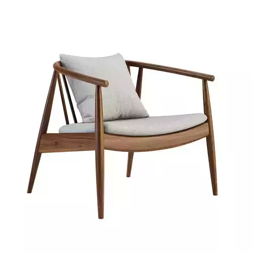 Reprise Chair Upholstered with Pillow by L Ercolani