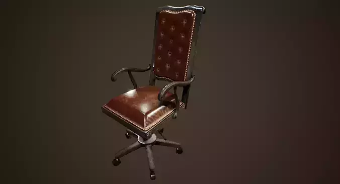 Cabinet Chair - PBR Game Ready 