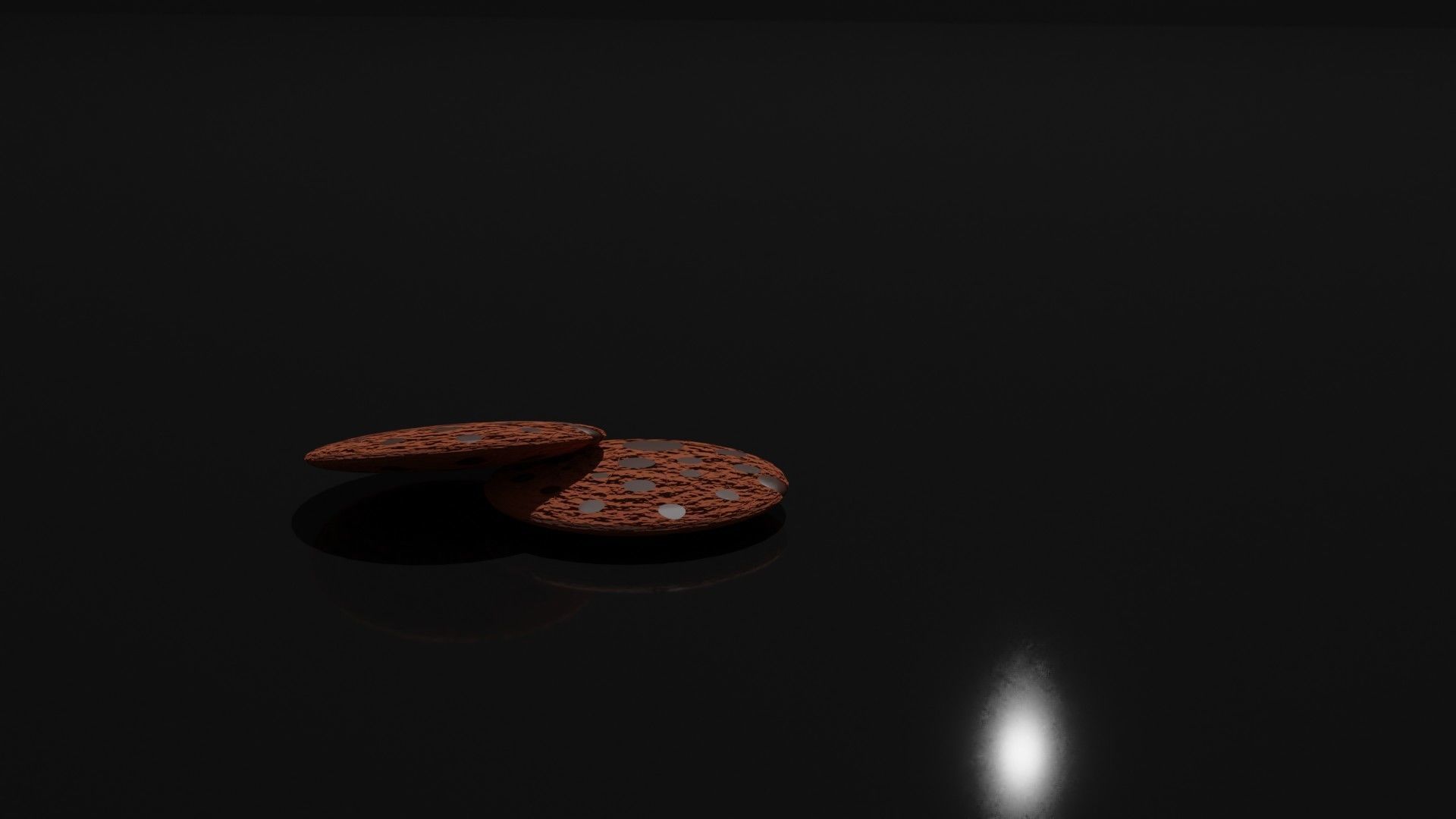 chocloates cookie 3D model_2